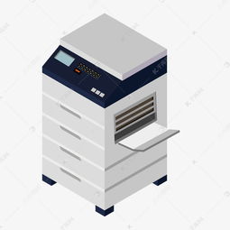 千库网 免费下载办公用品打印机插画素材图片，涵盖五金交电领域