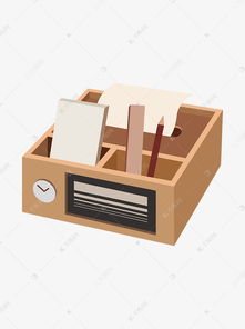 千库网 2.5D矢量扁平桌面办公用品收纳元素素材免费下载指南