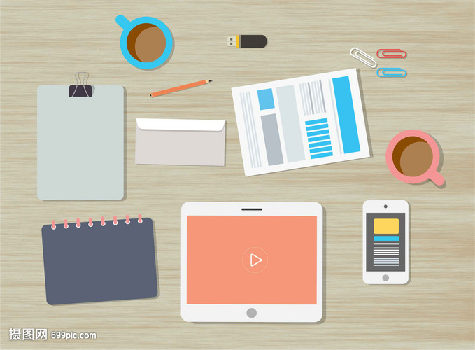 商务办公桌必备办公用品系列